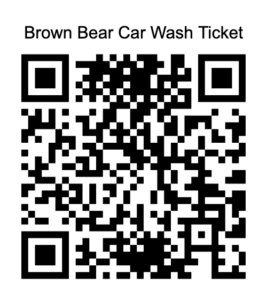 Brown Bear Car Wash QR Code